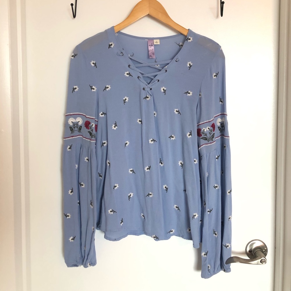 Light Blue Blouse